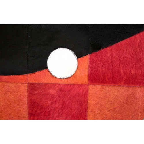 Kuhfell Patchwork Teppich GAMBU - Verschiedene Größen Zerimar - 4