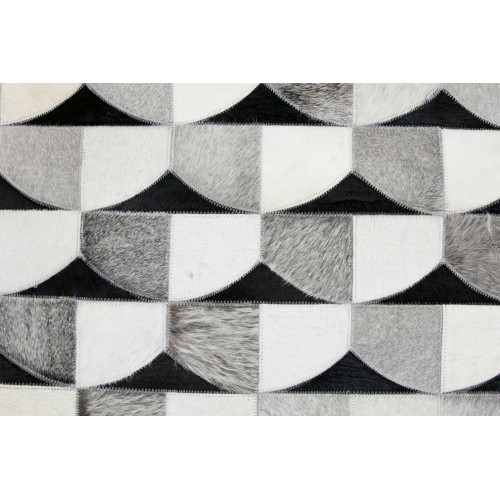 Kuhfell Patchwork Teppich THORN - Verschiedene Größen Zerimar - 4