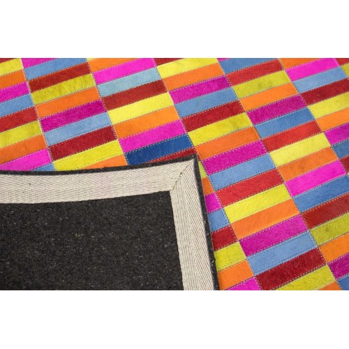 Kuhfell Patchwork Teppich WARM - Verschiedene Größen Zerimar - 5